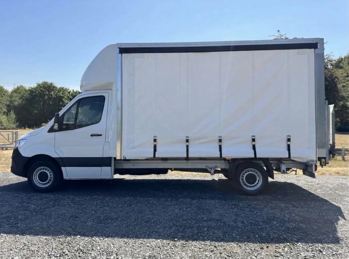 2022 Mercedes-Benz Sprinter CurtainSider Van — side view