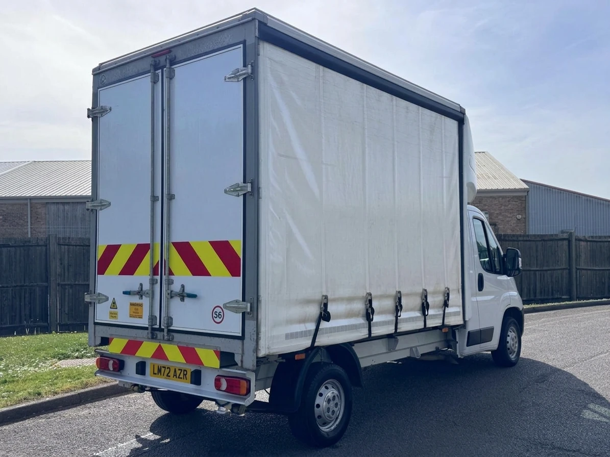 2022 Citroen Relay CurtainSider Van — rear three-quarter view