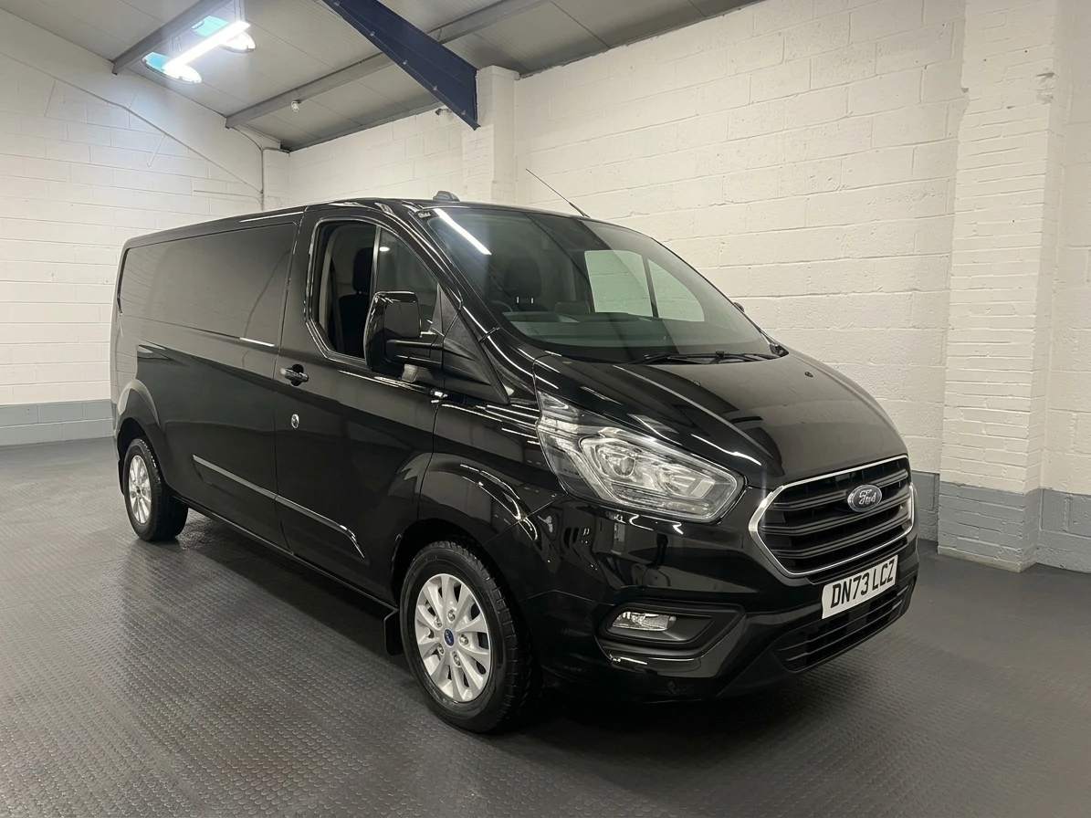 2023 Ford Transit Custom Panel Van — front three-quarter view