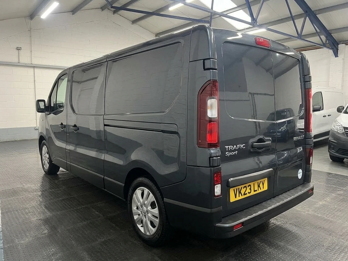 2023 Renault Trafic Panel Van — rear three-quarter view