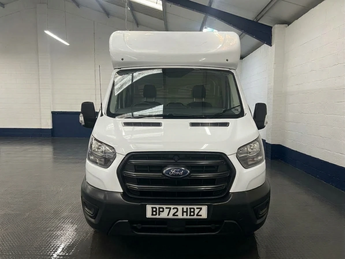 2022 Ford Transit Luton Low Loader Van — front view