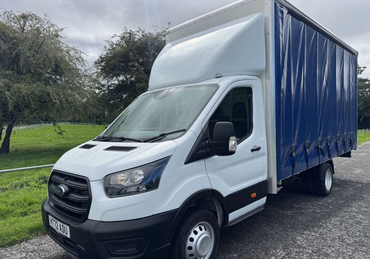 2022 Ford Transit CurtainSider Van — front three-quarter view