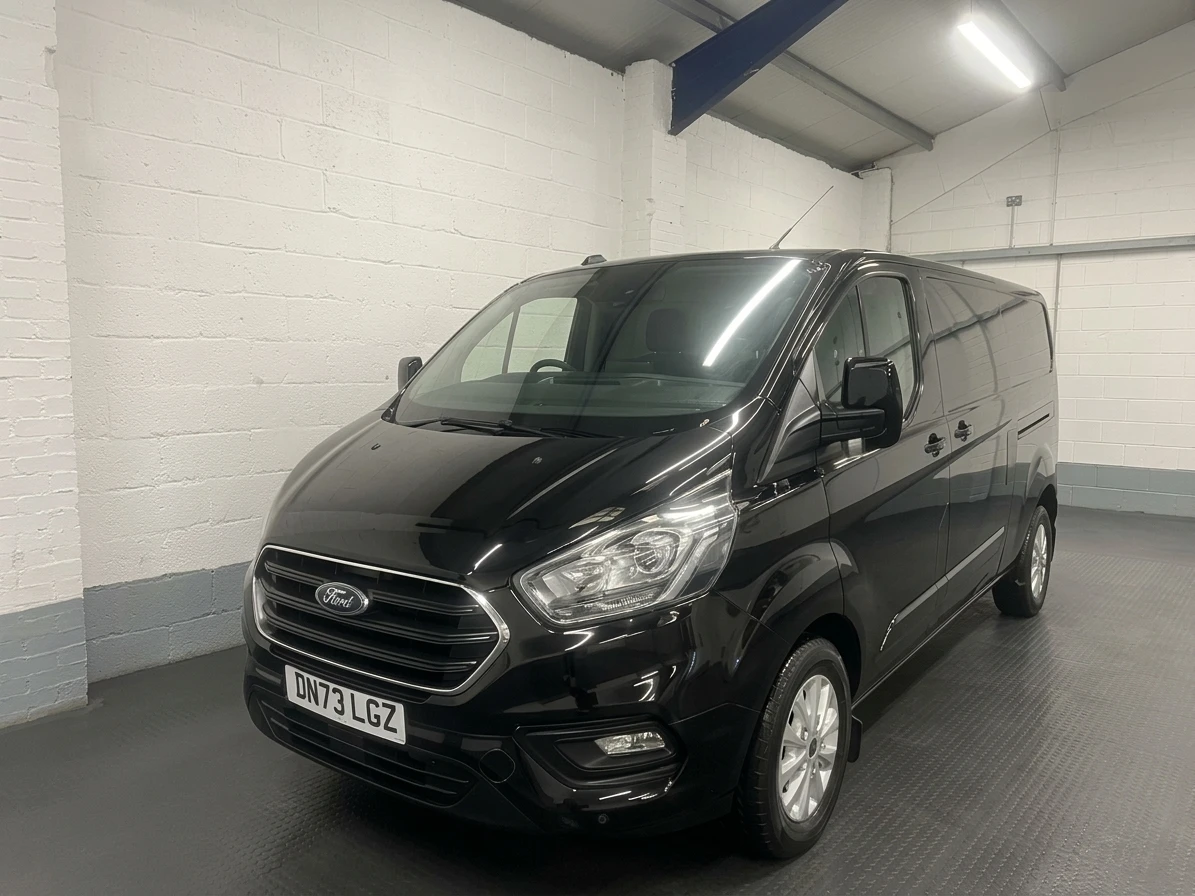 2023 Ford Transit Custom Panel Van — front three-quarter view