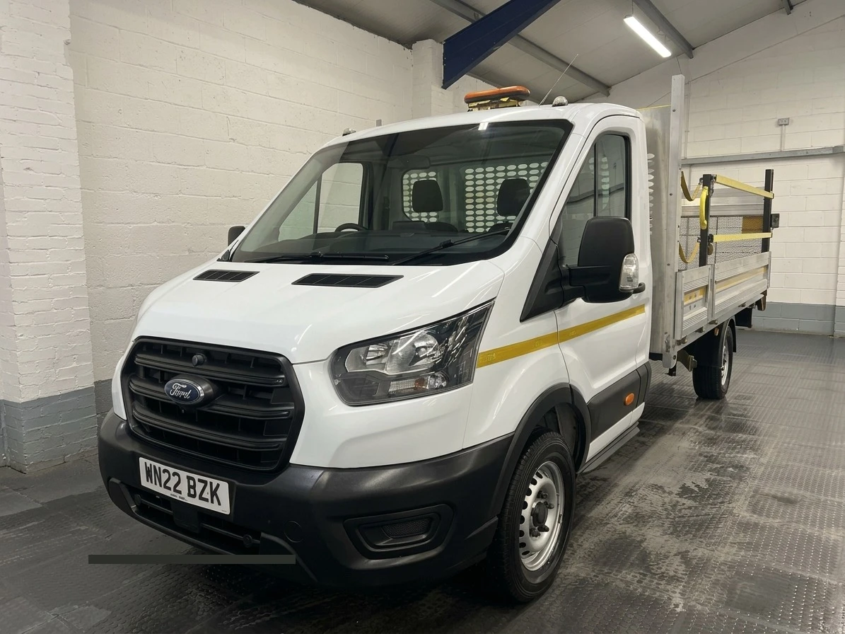 2022 Ford Transit Dropside Van — front three-quarter view