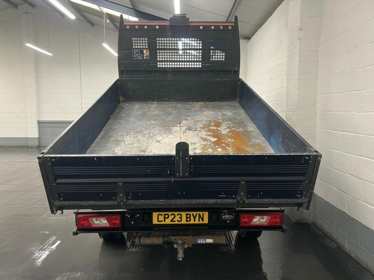 2023 Ford Transit Tipper Van — rear view