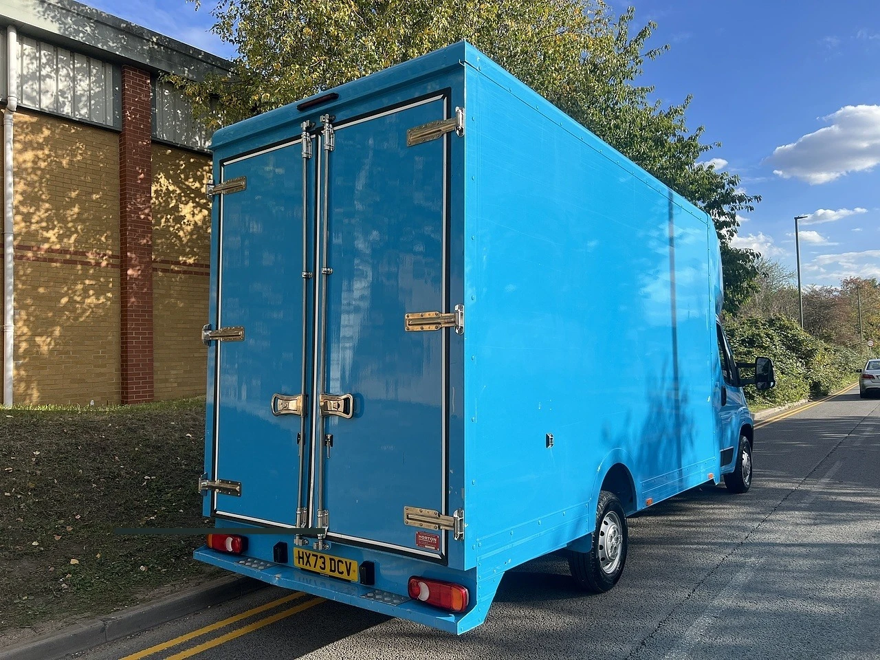 2023 Peugeot Boxer Luton Low Loader Van — rear three-quarter view