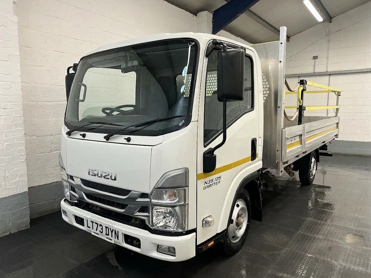 2023 Isuzu Grafter Dropside Van — front three-quarter view