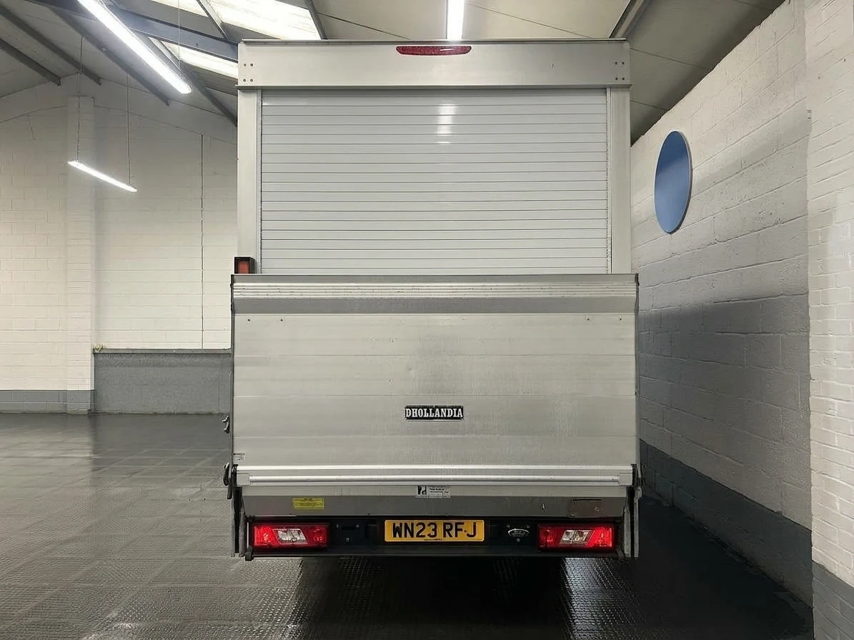 2023 Ford Transit CurtainSider Van — rear view