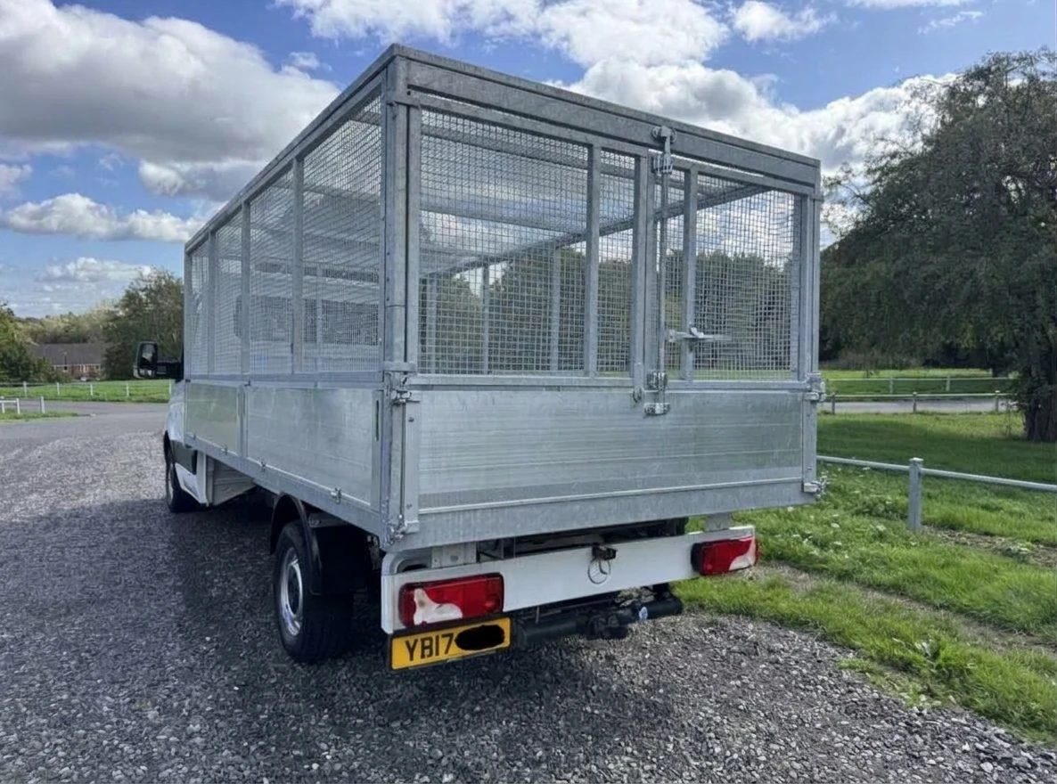 2022 Mercedes-Benz Sprinter Tipper Van — rear three-quarter view
