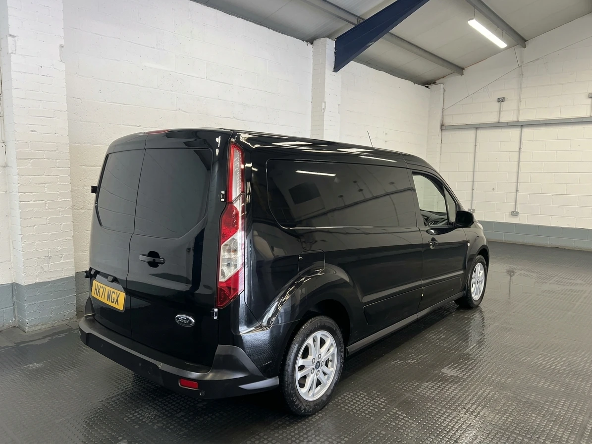 2021 Ford Transit Connect Panel Van — rear three-quarter view