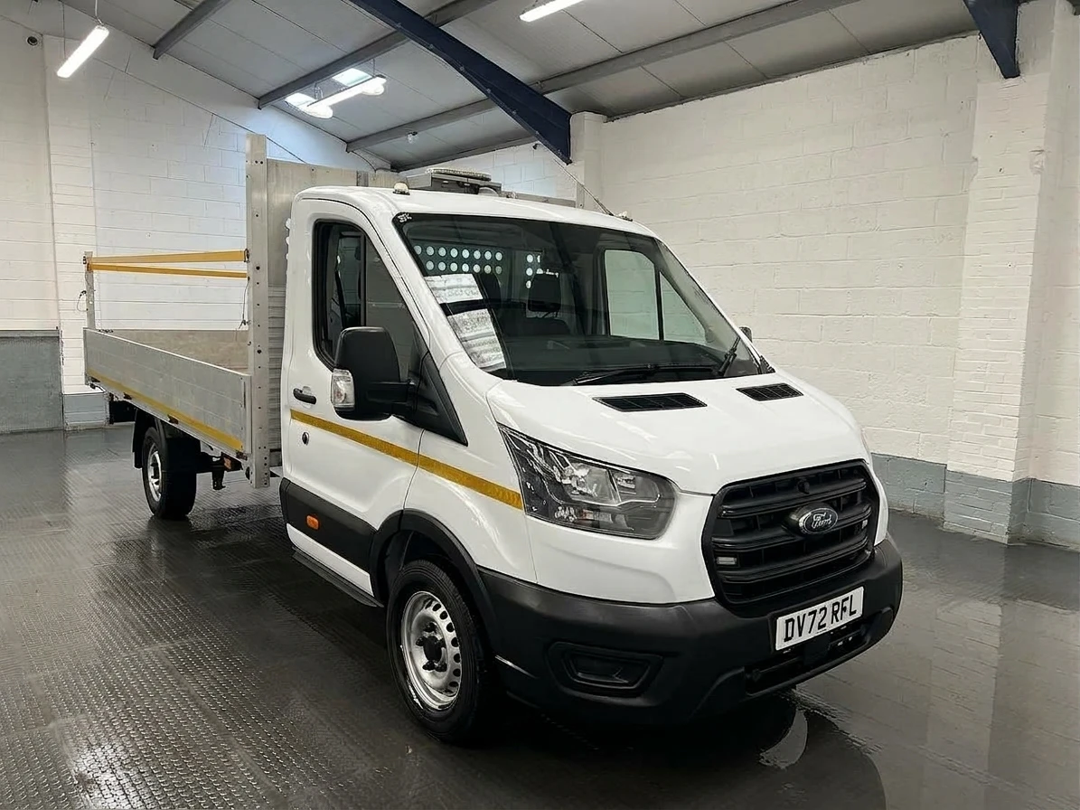 2022 Ford Transit Dropside Van — front three-quarter view