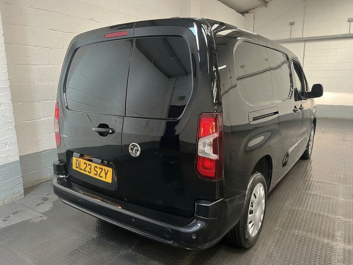 2023 Vauxhall Combo Panel Van — rear three-quarter view