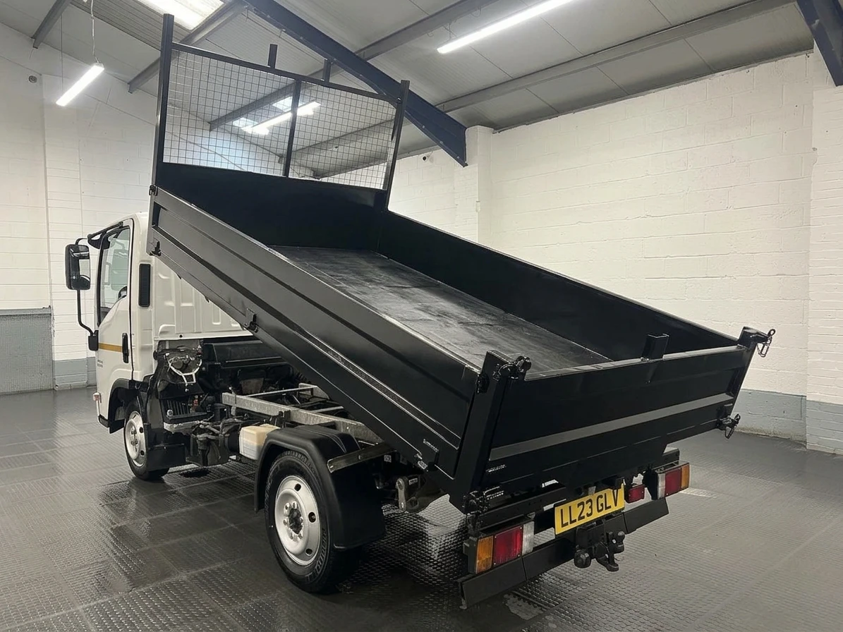 2023 Isuzu Grafter Tipper Van — rear three-quarter view