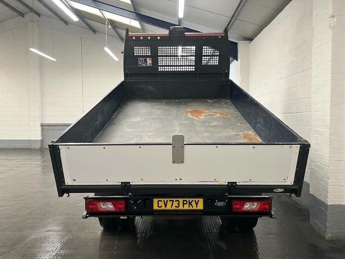 2023 Ford Transit Tipper Van — rear view