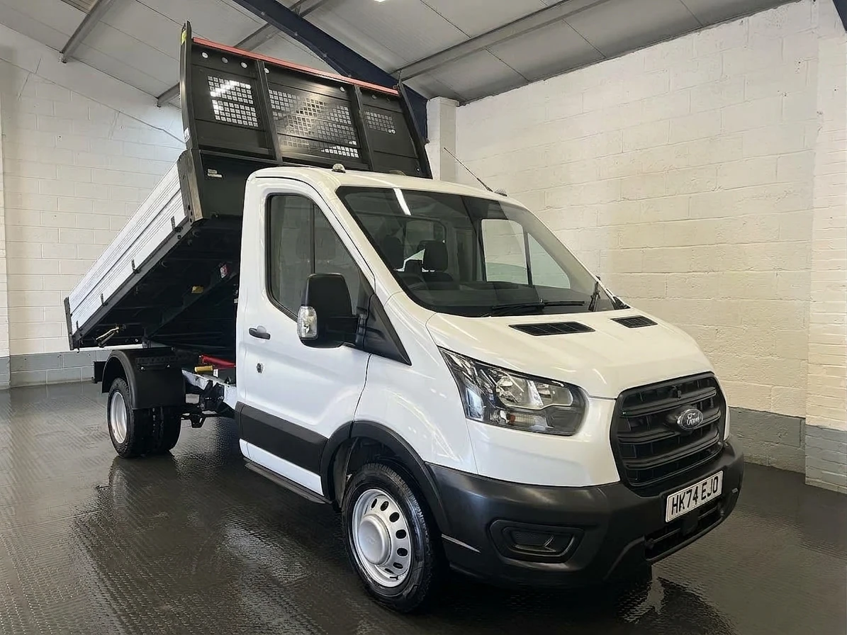 2024 Ford Transit Tipper Van — front three-quarter view