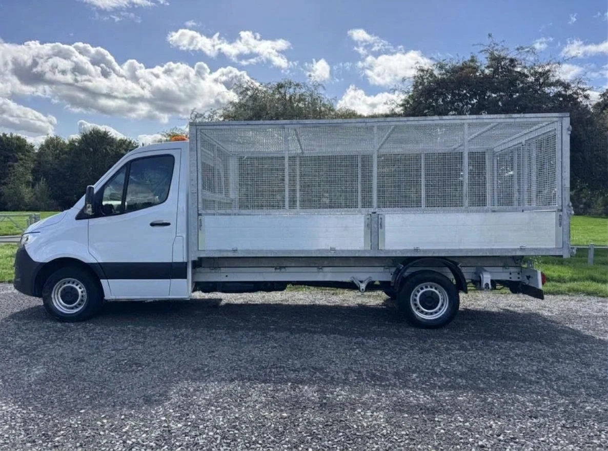 2022 Mercedes-Benz Sprinter Tipper Van — side view