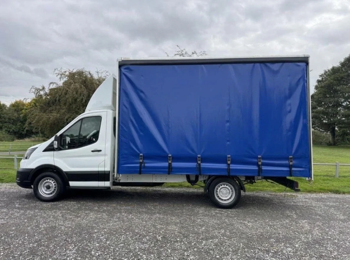 2022 Ford Transit CurtainSider Van — side view