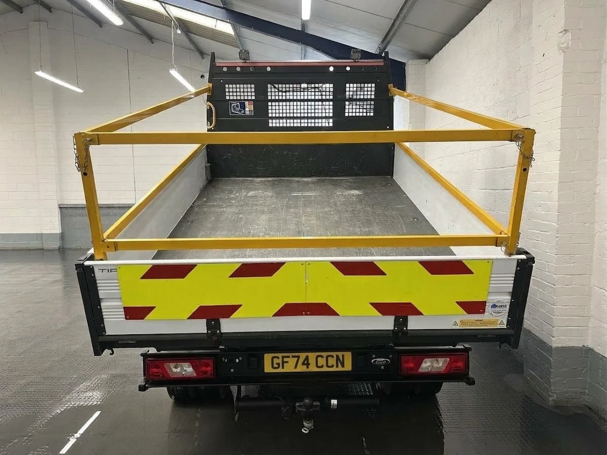 2024 Ford Transit Tipper Van — rear view