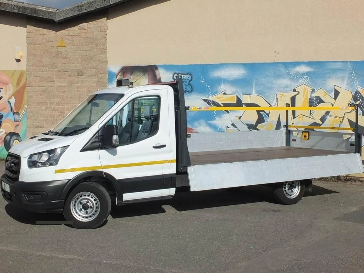 2022 Ford Transit Dropside Van — front three-quarter view