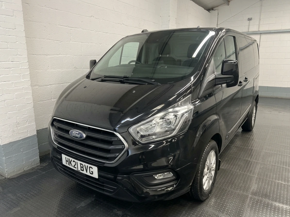 2021 Ford Transit Custom Panel Van — front three-quarter view