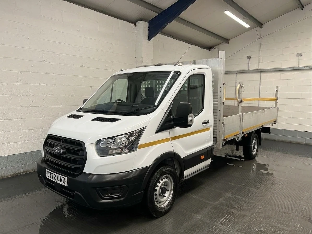 2022 Ford Transit Dropside Van — front three-quarter view