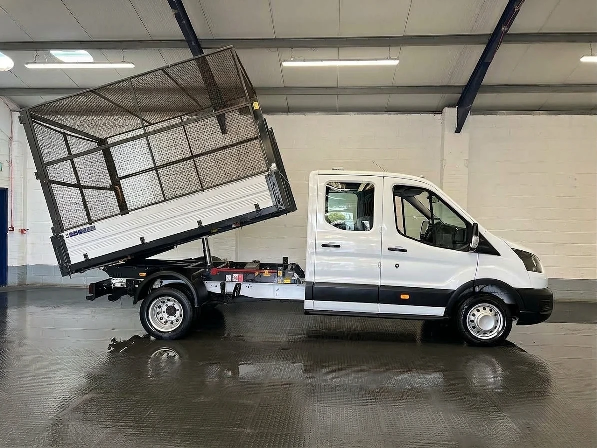 2021 Ford Transit Double Cab Tipper Van — side view