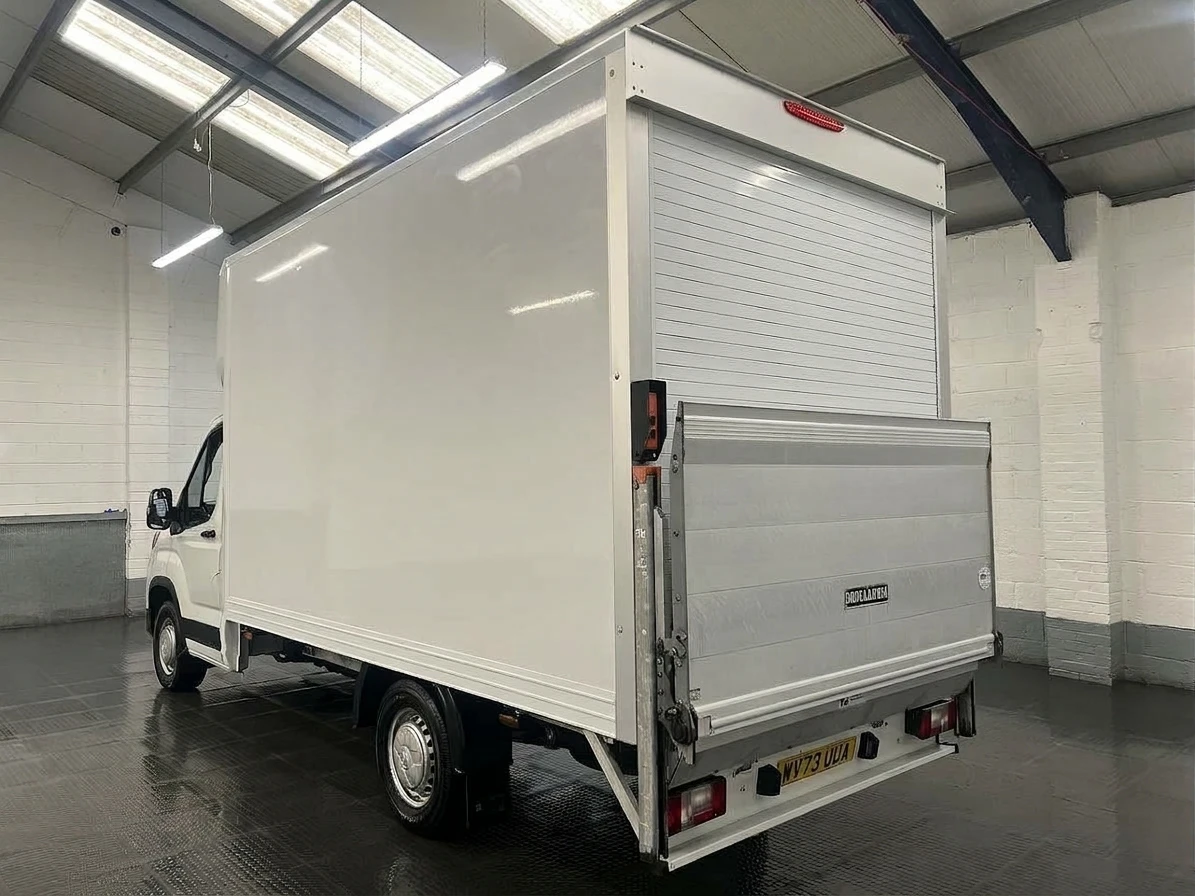 2023 Maxus Deliver 9 Luton Box Van — rear three-quarter view