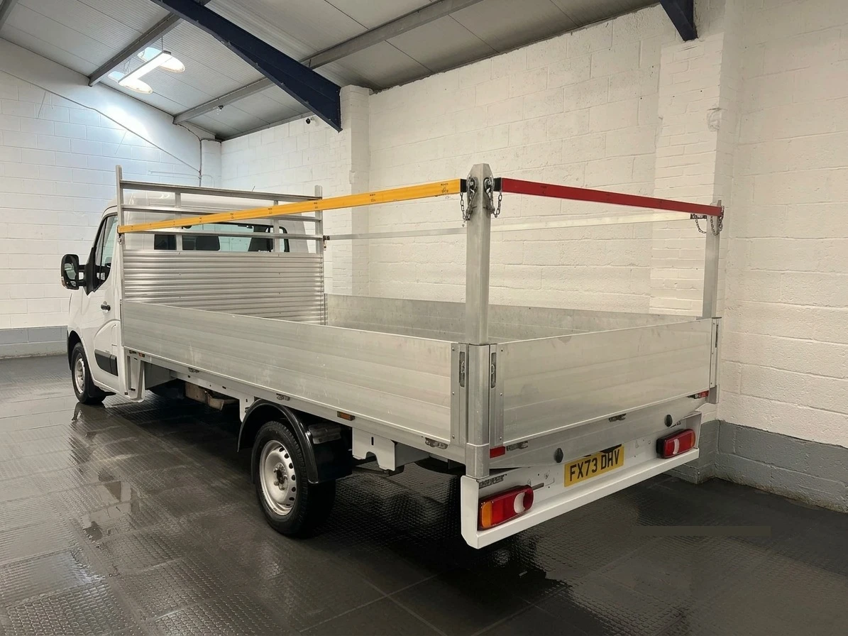 2023 Renault Master Dropside Van — rear three-quarter view