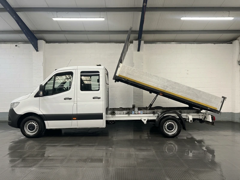 2023 Mercedes-Benz Sprinter Double Cab Tipper Van — side view