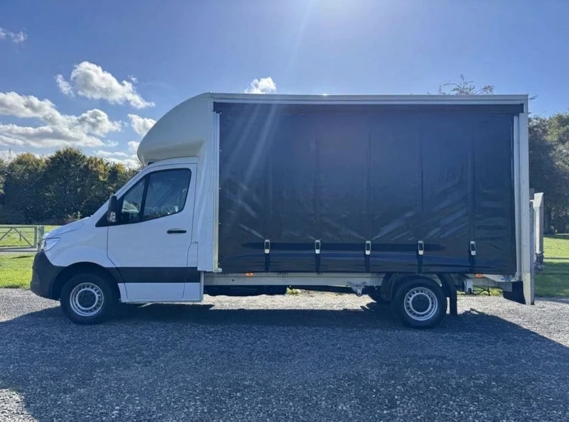 2022 Mercedes-Benz Sprinter CurtainSider Van — side view