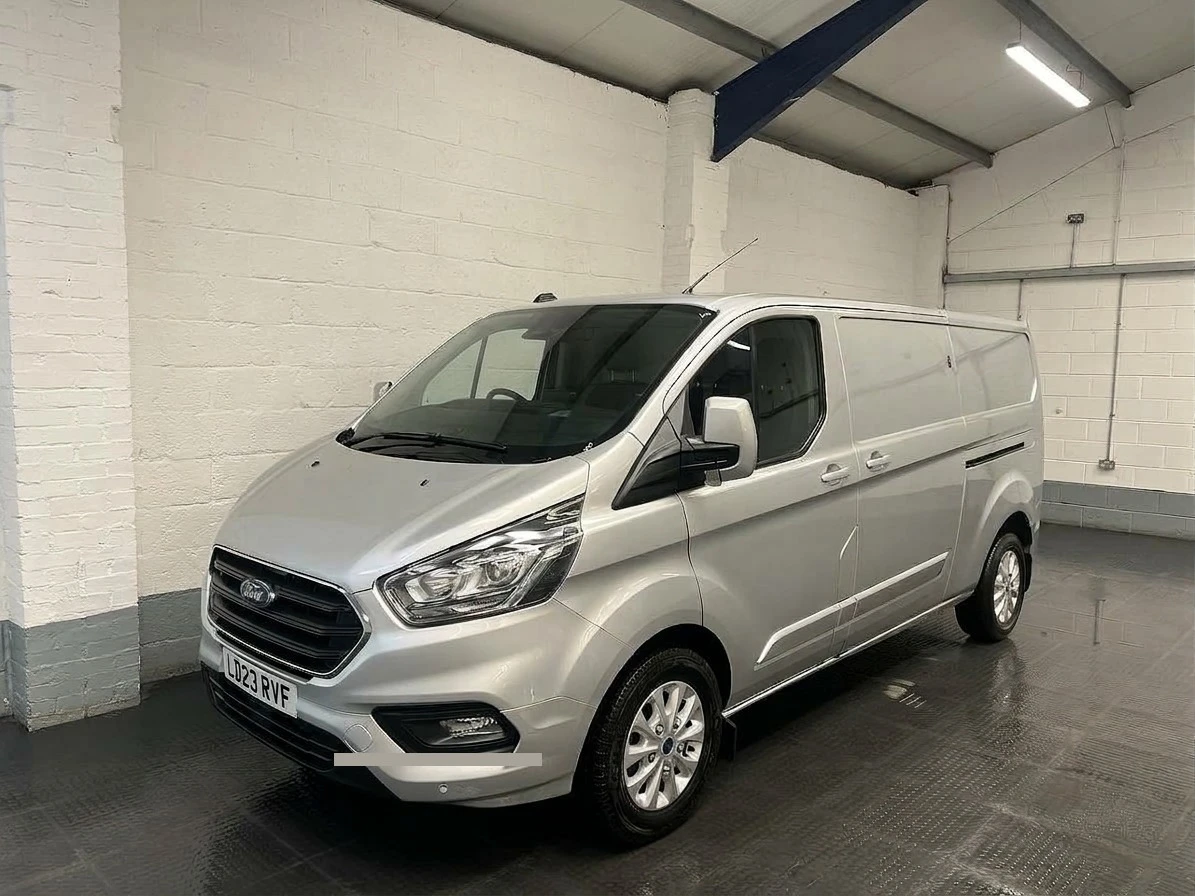 2023 Ford Transit Custom Panel Van — front three-quarter view