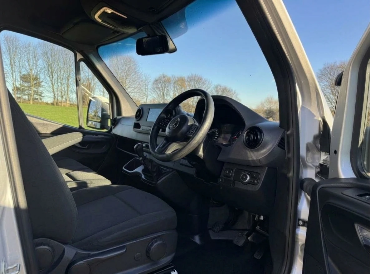 2022 Mercedes-Benz Sprinter CurtainSider Van — cab interior