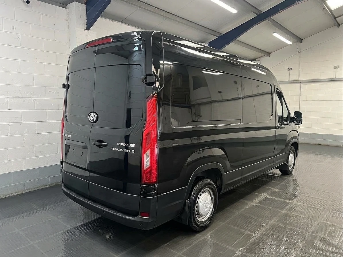 2023 Maxus Deliver 9 High Roof Panel Van — rear three-quarter view