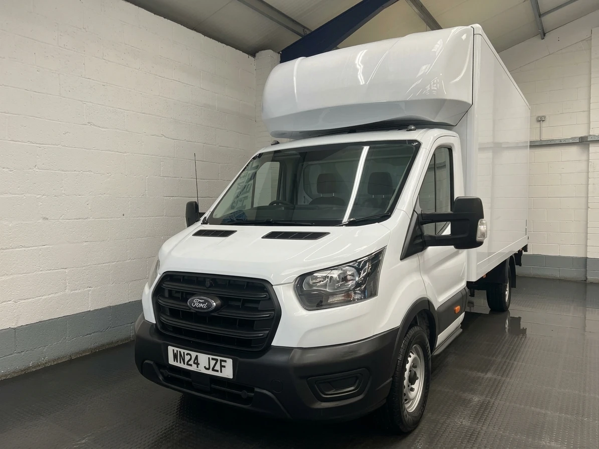 2024 Ford Transit Luton Box Van — front three-quarter view