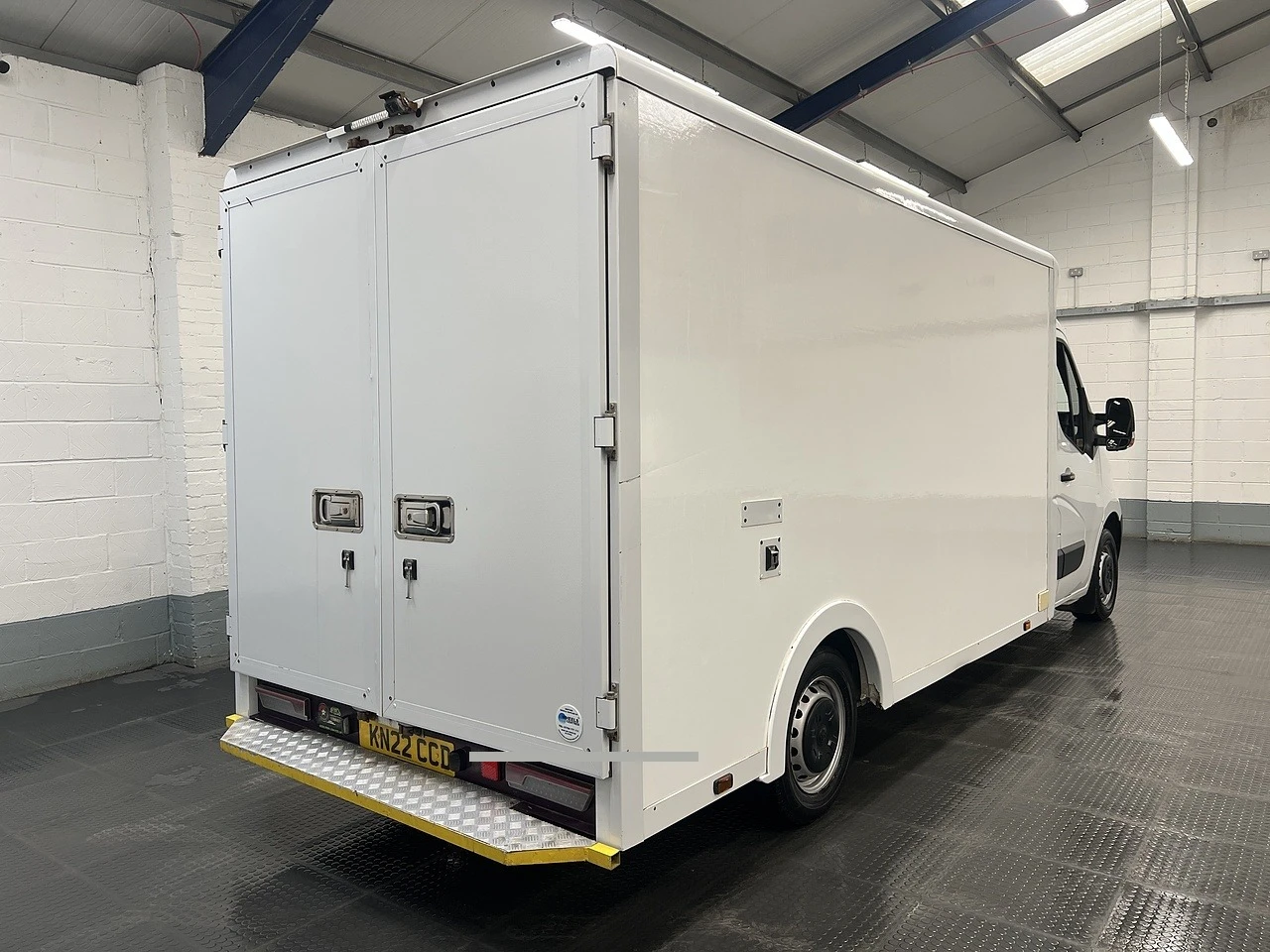 2022 Vauxhall Movano Luton Low Loader Van — rear three-quarter view
