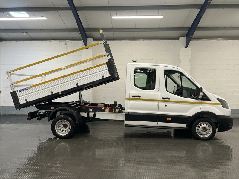 2024 Ford Transit Double Cab Tipper Van — side view