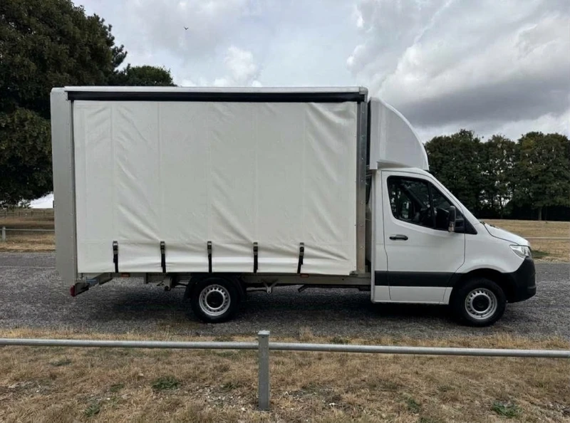 2022 Mercedes-Benz Sprinter CurtainSider Van — side view