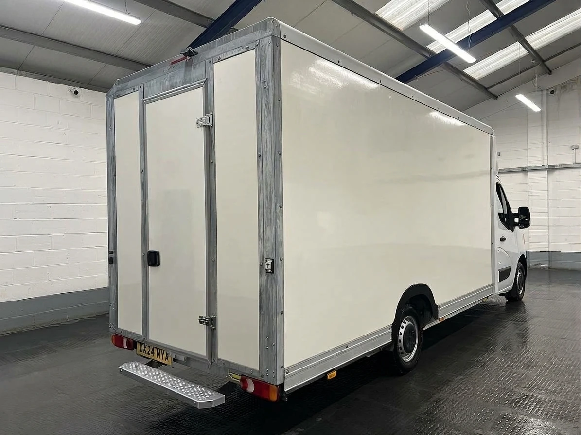 2024 Renault Master Luton Box Van — rear three-quarter view