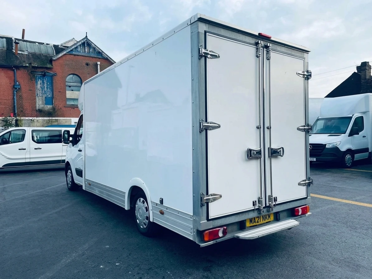 2022 Volkswagen Crafter Luton Low Loader Van — rear three-quarter view