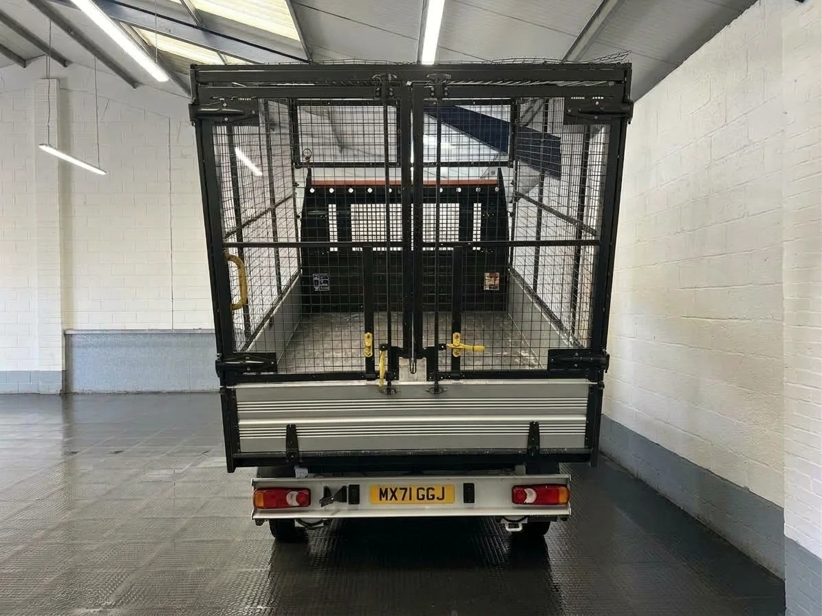2021 Peugeot Boxer Double Cab Tipper Van — rear view