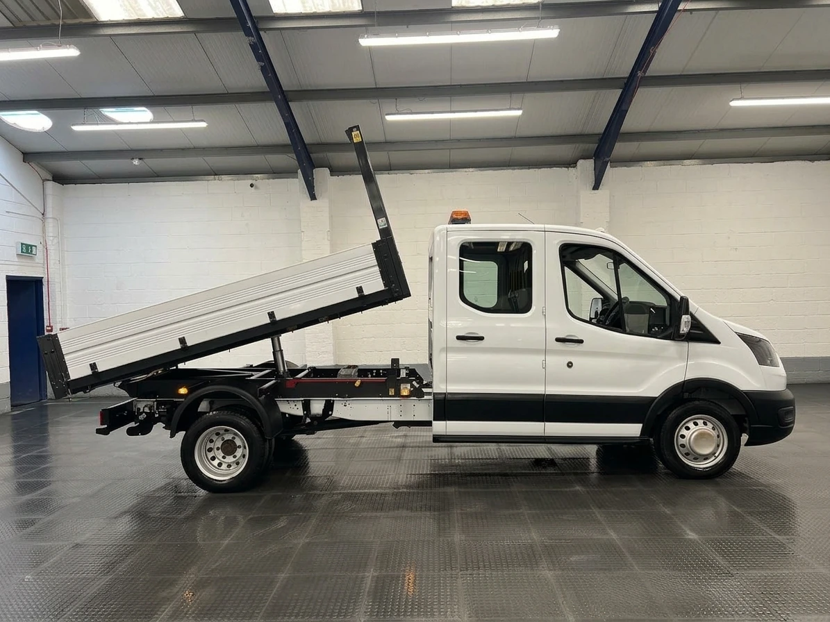 2023 Ford Transit Double Cab Tipper Van — side view