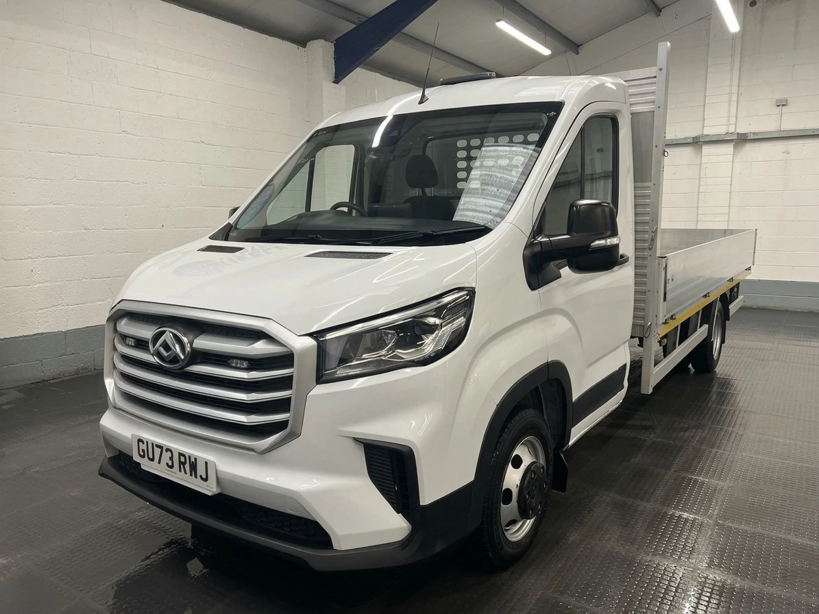 2023 Maxus Deliver 9 Dropside Van — front three-quarter view