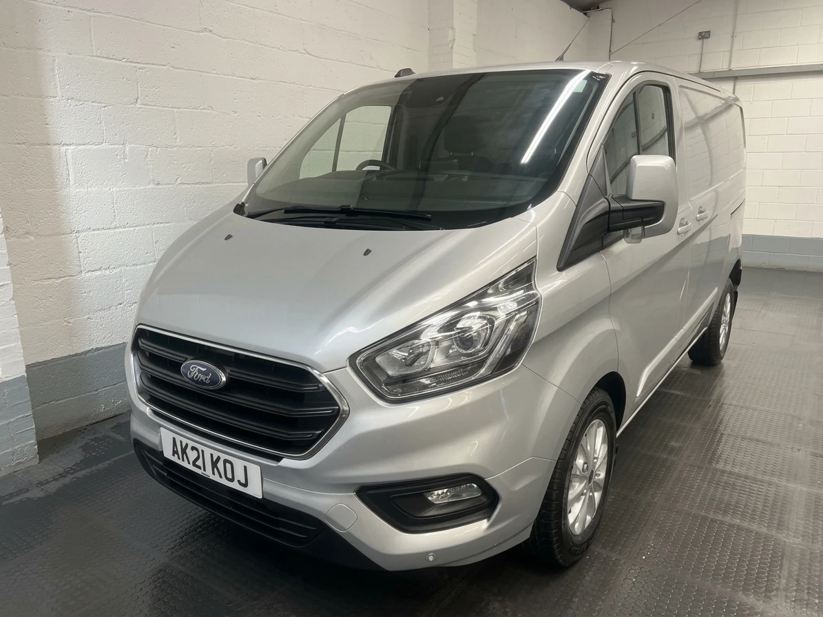 2021 Ford Transit Custom Panel Van — front three-quarter view