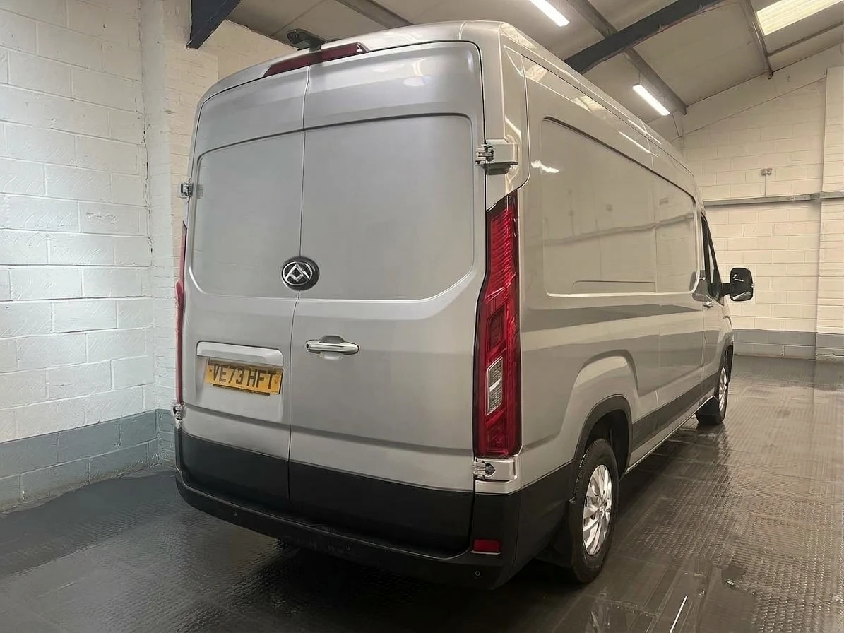 2024 Maxus Deliver 9 High Roof Panel Van — rear three-quarter view