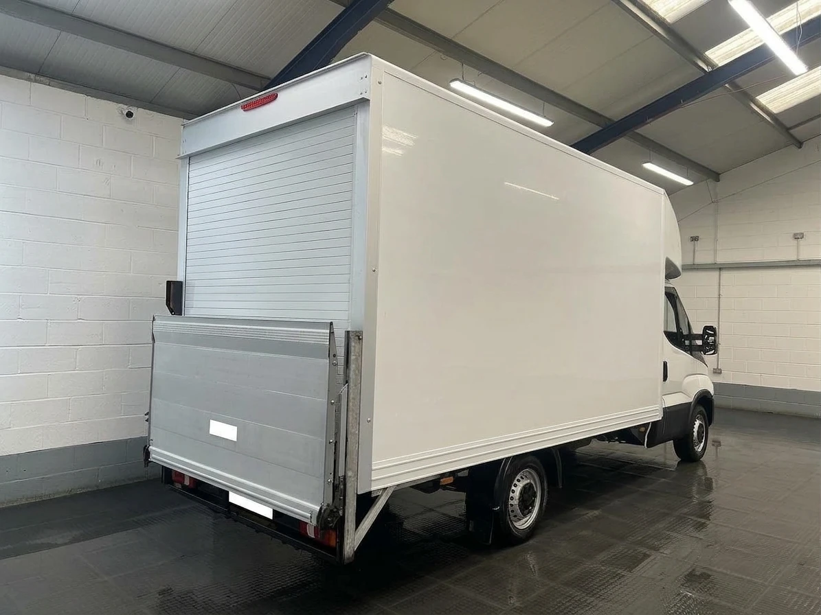 2022 Iveco Daily Luton Box Van — rear three-quarter view