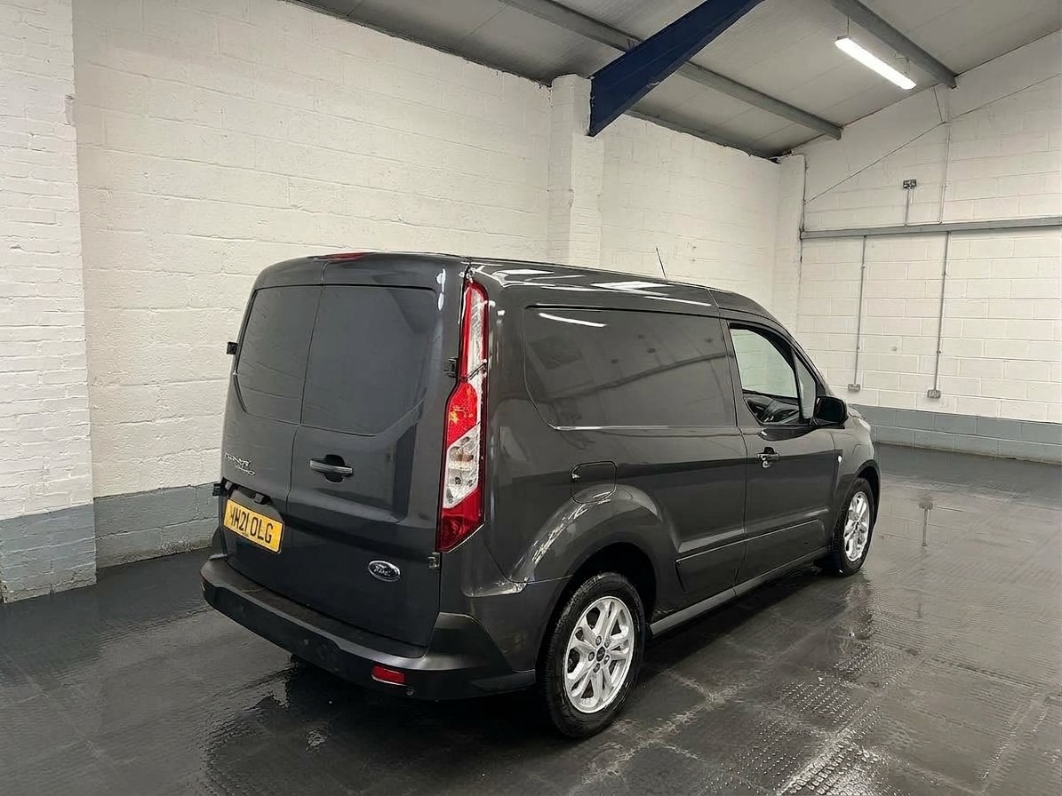 2021 Ford Transit Connect Panel Van — rear three-quarter view