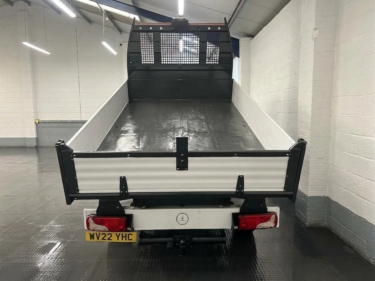 2022 Mercedes-Benz Sprinter Tipper Van — rear view