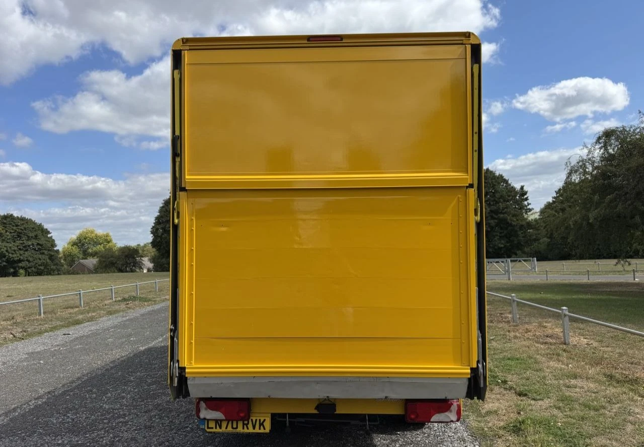 2020 Mercedes-Benz Sprinter CurtainSider Van — rear view