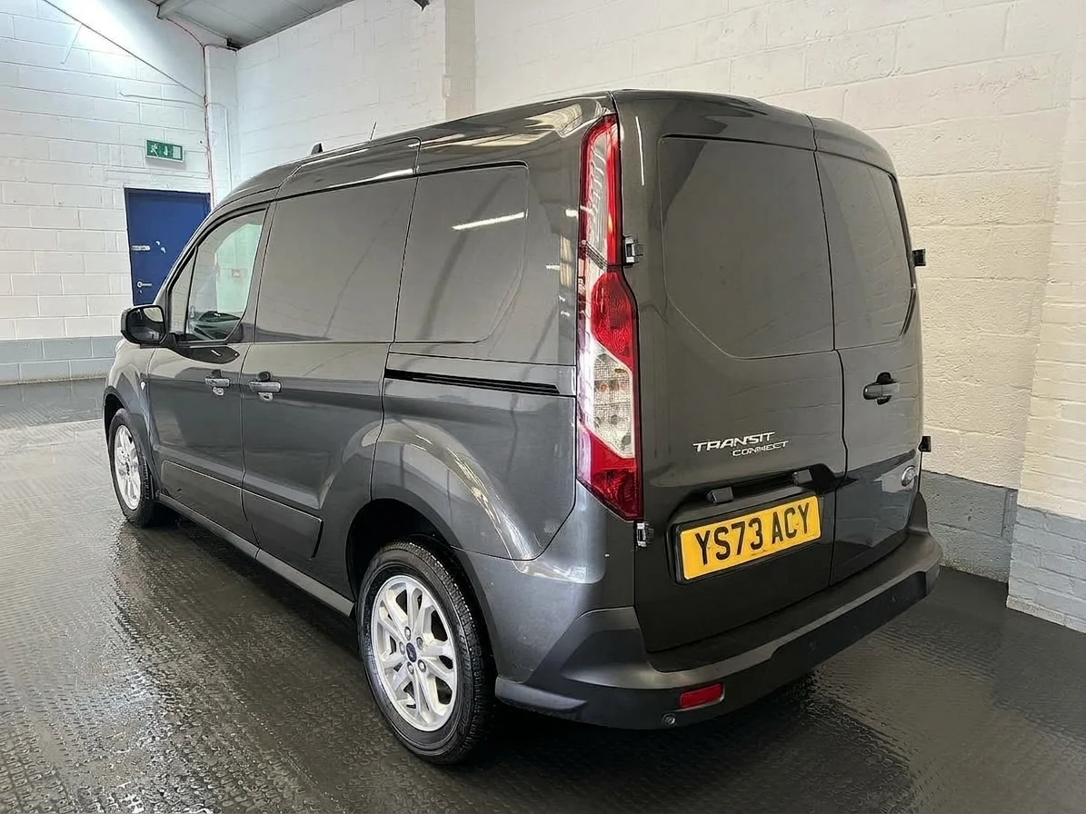 2023 Ford Transit Connect Panel Van — rear three-quarter view