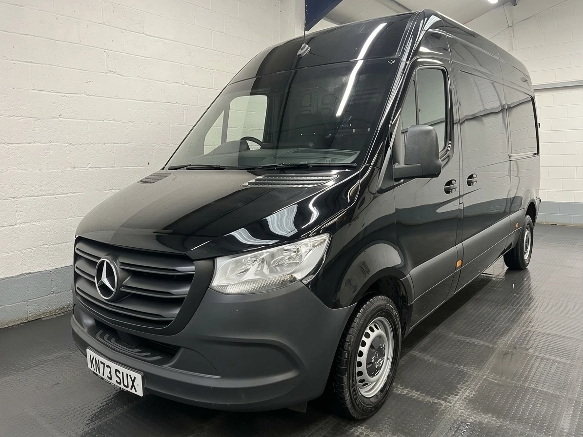 2023 Mercedes-Benz Sprinter High Roof Panel Van — front three-quarter view